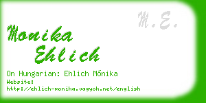 monika ehlich business card